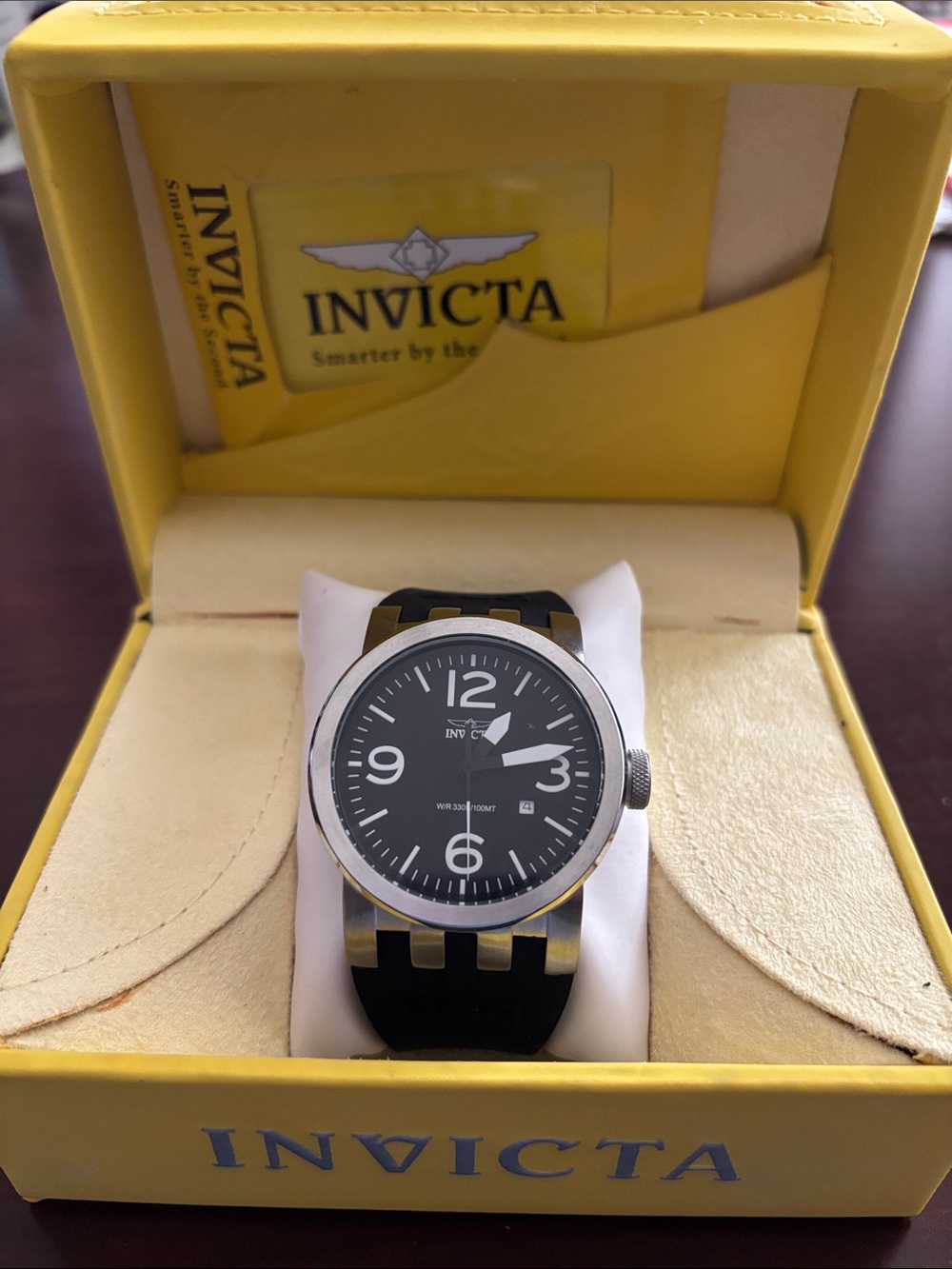 INVICTA DNA Force Black and Silver Dial - Men’s Swiss Quartz Watch-Model 0851